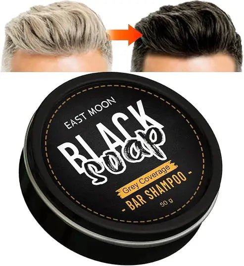 EAST MOON - Black Soap Bar Shampoo (Original) My Store